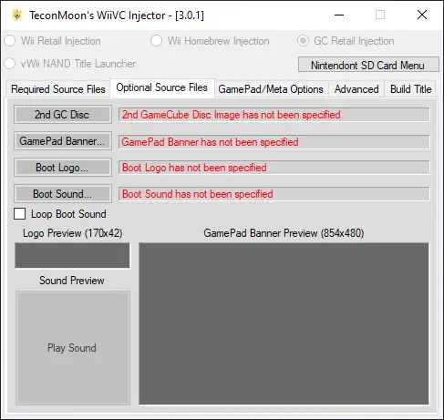 wii save game loader from sd card data.bin supported