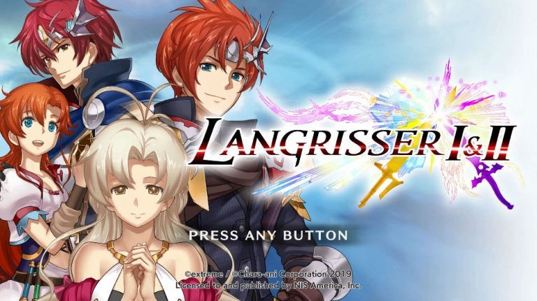 Langrisser title screen
