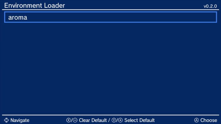 Wii u guide AROMA selection