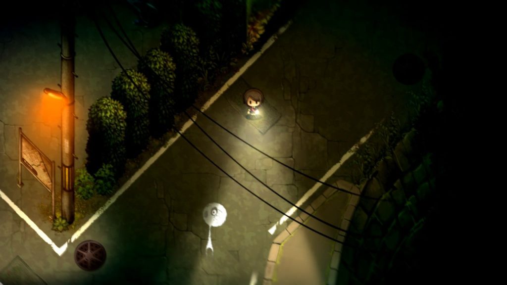 Yomawari lost in the dark flashlight