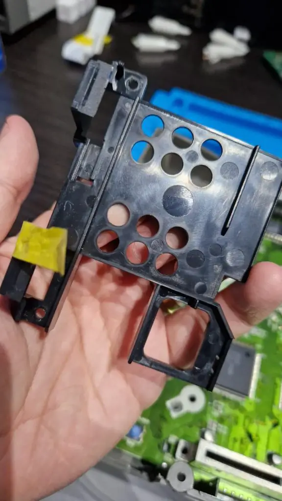 Black caddy removal