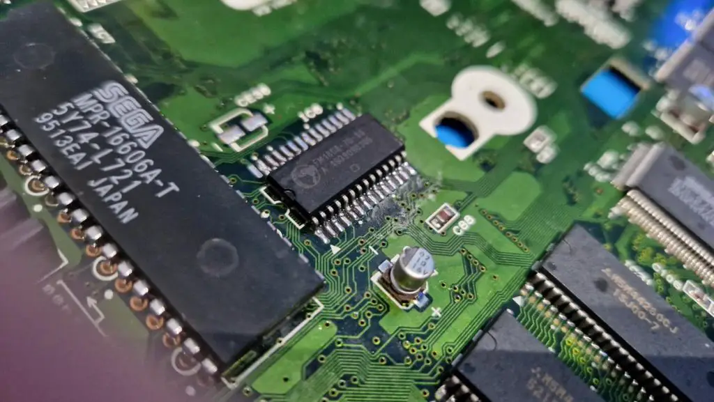 FRAM CHIP in location