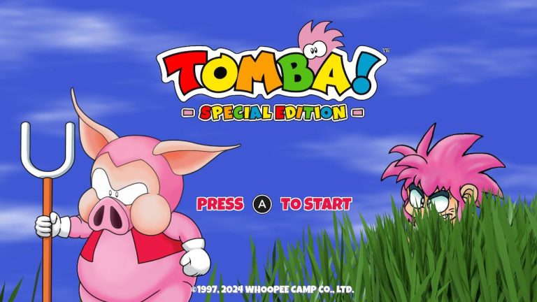 Tomba! Review main Tomba with a Evil pig