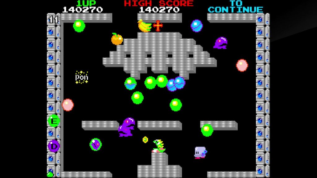 Taito Milestones 3 Review Bubble Bobble gameplay