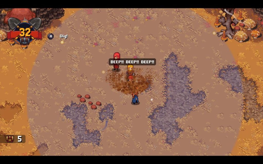 Chained Echoes BEEP minigame